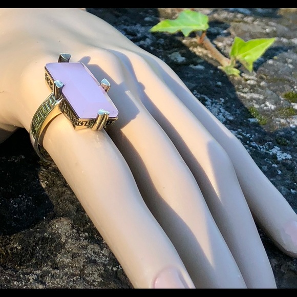 SOLD Rose Quartz Ring - Picture 4 of 8